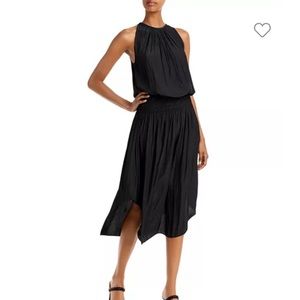 Ramy Brook Audrey Sleeveless halter drop waist midi dress